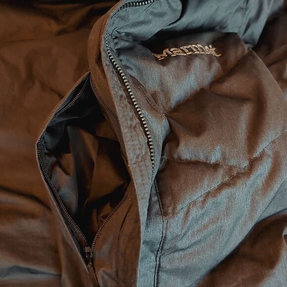 Marmot Strollebridge Women's Black Down Coat Faux Fur Size Small - Picture 9 of 13